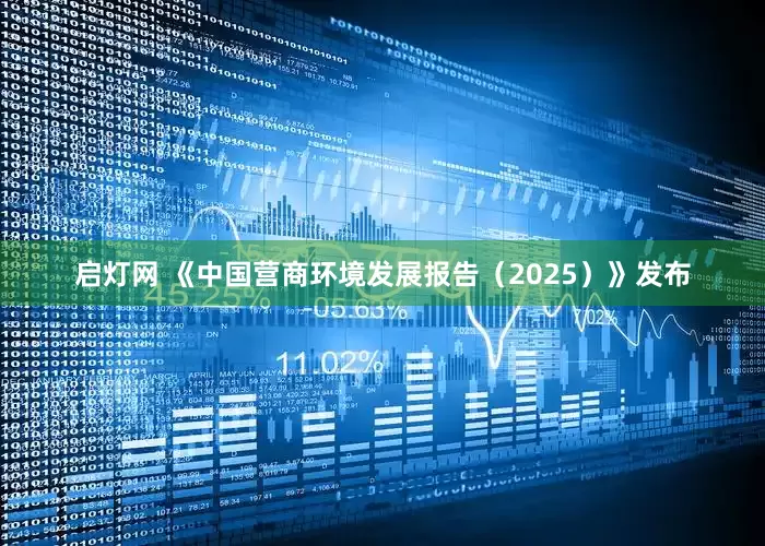 启灯网 《中国营商环境发展报告（2025）》发布